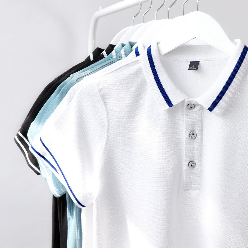 『第二件起360』230g重磅厚實POLO領男款透氣立領復古上衣S-2XL
