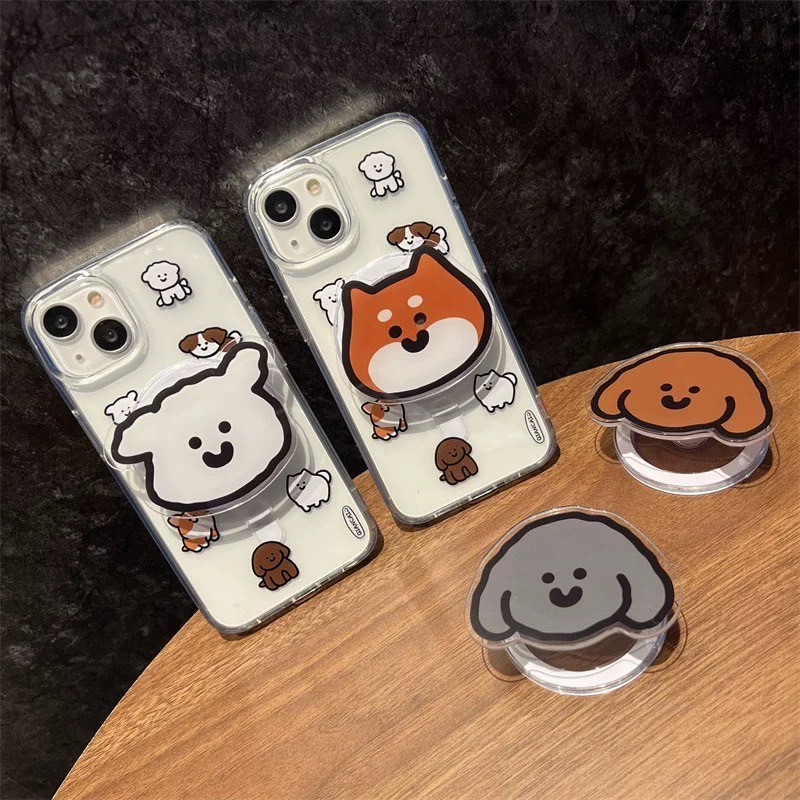 狗狗磁吸支架全包手機殼(支架加購)IPHONE11/12/13/14/15