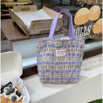 小香風毛呢便當手提包4色
