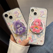 可愛熊磁吸支架全包手機殼(支架加購)IPHONE11/12/13/14/15/16