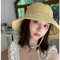 小清新大帽沿防曬百搭漁夫帽帽子4色