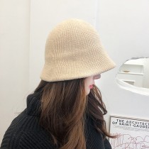 簡約百搭針織雪尼爾保暖帽子水桶帽漁夫帽5色