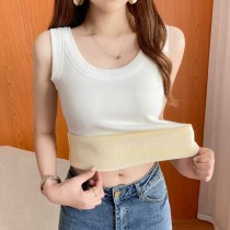 ★年前最後一檔優惠~1/8★保暖首選★【買一送一】寬肩帶保暖加絨加厚吊帶背心8色