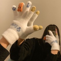 ★限時優惠~1/8★【買一送一】可愛療癒觸屏《加絨更暖》防寒保暖手套5色