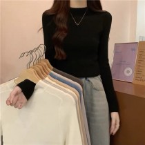『買一送一』百搭單品半高領長袖上衣13色