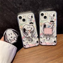 可愛卡通磁吸全包手機殼(支架加購)IPHONE 11/12/13/14/15