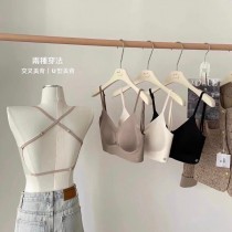 二種美背穿法極度舒適交叉U型肩帶可調節無痕內衣(4色)