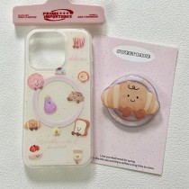 ♦︎快閃商品♦︎麵包磁吸支架全包手機殼(支架加購)IPHONE13/14/15/16
