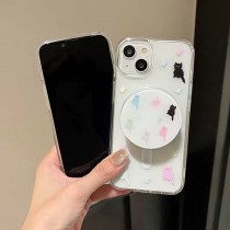 小貓咪磁吸支架全包手機殼(支架加購)IPHONE11/12/13/14/15