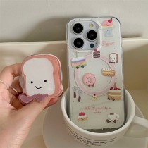 可愛磁吸支架全包手機殼(支架加購)IPHONE13/14/15/16