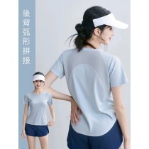 ★限時優惠~6/26★速乾衣透氣跑步套裝瑜珈健身運動上衣4色【上衣/短褲套裝】