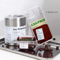 原創設計美式咖啡流沙蘋果無線藍芽耳機保護套airpods12/ pro/3代/ pro2代/4代
